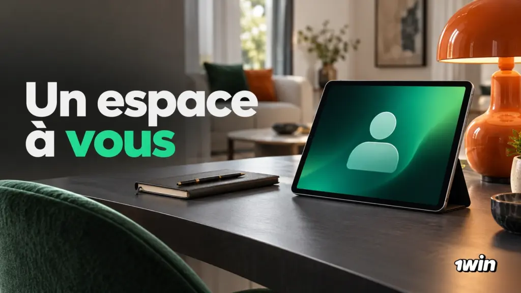 Tablette avec un symbole de profil utilisateur.